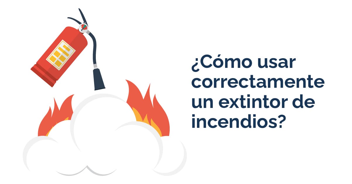 Como usar de forma correcta un extintor de incendios? - Securtraining